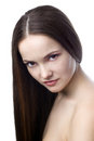 Free Beautiful Sad Brunette Stock Photo - 5276410