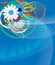 Free Vector Blue Flowers Royalty Free Stock Photos - 5275418