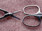 Free Scissors On Textured Pink Background Royalty Free Stock Photography - 5286117