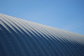 Free Farming Quonset Steel Angled Blue Sky Royalty Free Stock Photo - 5299455