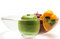 Free Green And Red Apples And Yellow Paprika In Vase Wi Stock Photos - 5291313