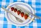 Free Strawberry Barbecue On Plate Royalty Free Stock Photography - 5296677