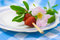Free Strawberry Barbecue On Plate Stock Image - 5296701