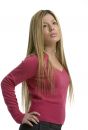 Free Pretty Girl In Pink Looking Up Royalty Free Stock Photo - 533315