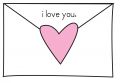 Free Love Note 2 Royalty Free Stock Photos - 534558
