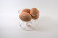 Free Eggs In A Glass Dish 2 Royalty Free Stock Photos - 537958