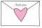 Free Love Note 2 Royalty Free Stock Photos - 534558