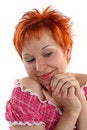 Free Flirting Young Red Haired Woman Stock Photography - 5308012