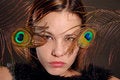 Free Glamour With Feathers Stock Image - 5308061