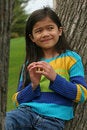 Free Little Girl With A Mischievous Expression Royalty Free Stock Photo - 5310255