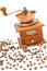 Free Coffee Grain And Coffee Mill Stock Photography - 5312402