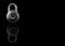 Free Combination Lock On Mirror Royalty Free Stock Images - 5317139