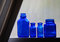 Free Blue Bottles On Window Sill Royalty Free Stock Image - 5318706