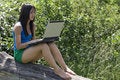 Free Teenager With Laptop Royalty Free Stock Photos - 5321678