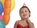 Free Innocent Child With Party Hat Stock Image - 5329431