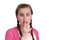 Free Girl With Pretty Blue Eyes - Finger To Lips Royalty Free Stock Photos - 5331648