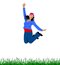 Free Girl Is Jumping For Joy Royalty Free Stock Photography - 5343747