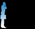 Free Business Man Outline 4 Royalty Free Stock Photos - 5363038