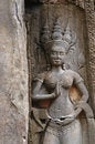 Free Cambodia Angkor Chau Say Tevoda Temple Bas Reliefs Stock Images - 5369424