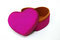 Free Dark Pink Heart Gift Box-Thai Silk Royalty Free Stock Photo - 5366665