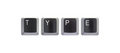 Free Keyboard Keys - TYPE Stock Photography - 5374252