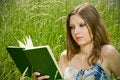 Free Romantic Girl With Book Royalty Free Stock Images - 5395389