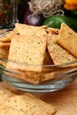 Free Sour Cream And Chive Flavored Crackers Stock Image - 5397601