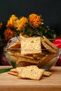 Free Sour Cream And Chive Flavored Crackers Royalty Free Stock Photo - 5397625