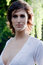 Free Brunette In White Blouse Standing In The Rain Stock Images - 5392694