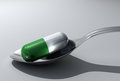 Free Pill In Spoon Stock Photo - 5407370