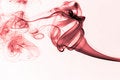 Free Red Wavy Smoke Stock Images - 5411354