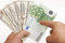 Free Choosing Euros Royalty Free Stock Photos - 5414348
