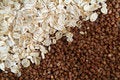 Free Oats And Buckwheat Groats Stock Photos - 5429203