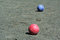 Free Red And Blue Bocce Balls On A Court Royalty Free Stock Photos - 5426608