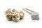 Free Raw Garlic And Garlic Press, Isolated Royalty Free Stock Image - 5429646