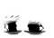 Free Crazy Coffee Cups Royalty Free Stock Photography - 5429847