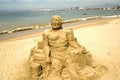 Free Figures Sculpted In Sand Stock Images - 5431094