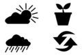 Free Vector Logo Elements Set Envir Stock Photos - 5446273