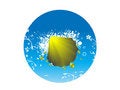 Free Shell Sea Shell On Blue Backdrop Stock Photos - 5452463