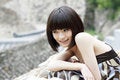Free Girl In The Ancient Village. Royalty Free Stock Photo - 5458165