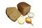 Free Bread With An Onions And Salt Royalty Free Stock Image - 5470906