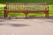 Free Wooden Bench In Edinburgh Park, Alone Stock Image - 5486271