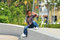 Free Waiving From A Ledge Royalty Free Stock Photo - 5489285