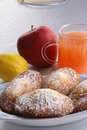 Free Donuts With Powered Sugar Stock Images - 5495524