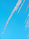 Free Icicles On A Background Of The Sky Stock Image - 551551