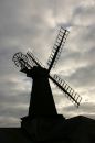 Free Windmill Silhouette Royalty Free Stock Image - 556956