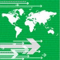 Free World Map Royalty Free Stock Photography - 5501417