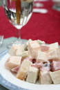 Free Appetizing Salad On A Plate With Cup Of Drinking Royalty Free Stock Photos - 5503048