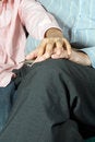 Free Grandson S Hand On Grandfather S Hand Royalty Free Stock Image - 5510386