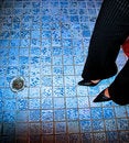 Free Blue Tiles Royalty Free Stock Photos - 5513968